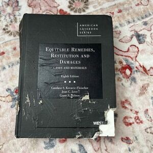 Remedies, Cases and Materials,‎ 8th (American Casebook Series)